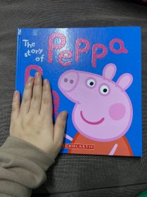 the story of peppa pig小猪佩奇的故事，我自己天猫买的，硬壳精装，里面纸是厚实的光面的