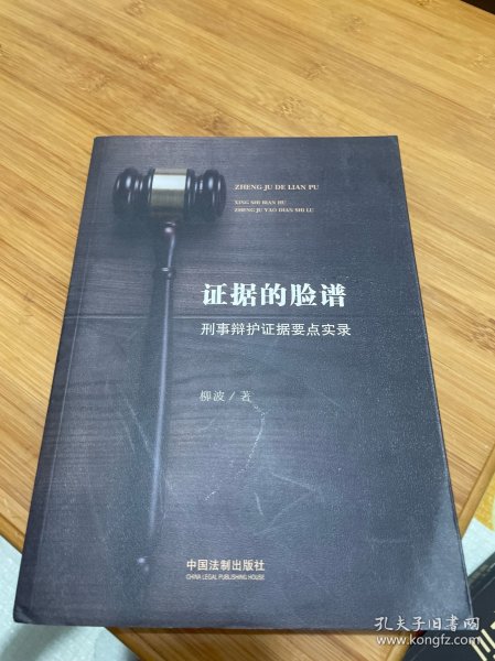 证据的脸谱 刑事辩护证据要点实录
