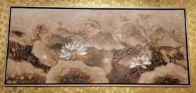 丙烯画作品，大幅，立体框装裱，限北京本地购买，付款后送货上门