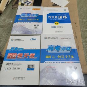 高考领航 2025大一轮复习学案 新质版 微专题速练 四测通关卷