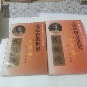 走进鲁迅世界 杂文卷 小说卷 两本合售包邮