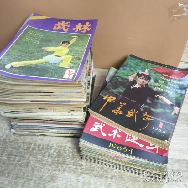 80年代武术体育期刊(86本）；搏击1984·1；柔道与摔跤1984·5；中华武术1984·1、3；新体育·武术健身/春节增刊：科学实验；武术健身1984·1-4/1985·1-4/1986·1-6(11本)；武林1981·1-3/1982·1-12(少4、9)/1983·1-12/1984·1-12/1985·1-12(少7)/1986·1-12 23121203(书仓库1月15边)