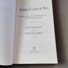 Three Cups of Tea：One Man's Mission to Promote Peace One School at a Time（英文）