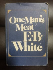 E.B.White  One Man's Meat  布面精装本