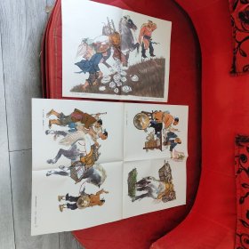 等一会儿再说教学挂图两张一组合售
