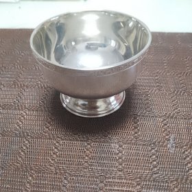 英国古董银器谢菲尔德镀银雕花方糖碗调料碗