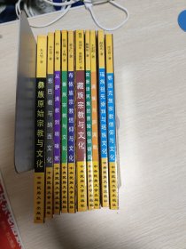 中国少数民族宗教与文化丛书：10本全集合售。