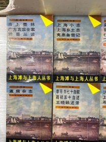 上海滩与上海人丛书(12本合售)李平书七十自叙/沪城岁事衢歌/枭林小史/上海小志、海上墨林/瀛壖杂志/海上繁华梦 全4册/青红帮史演义/商界现形记(正版如图、内页干净)