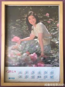 #每日一更# 1983年 张闽 怀旧年画挂历年历画装饰画 品相如图 尺寸四开 全网络销售 喜欢的朋友不要错过