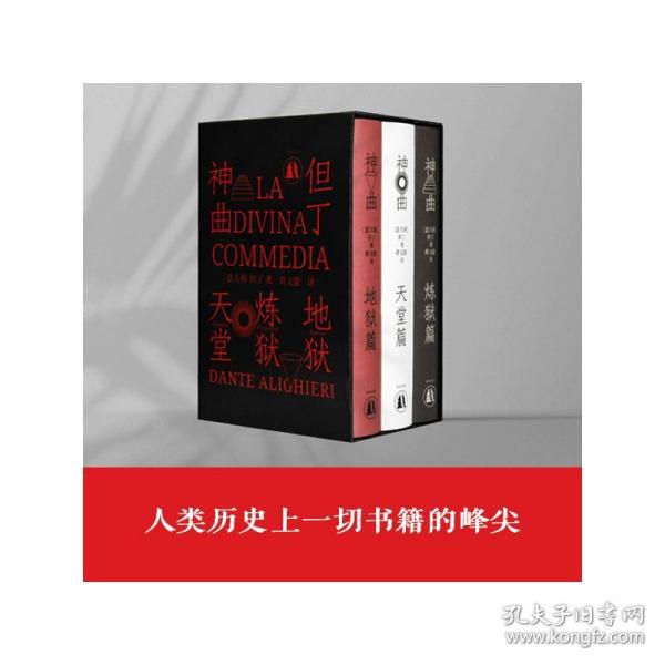 神曲（三卷本 权威底本意大利语直译 保留原著固有行数 4000条注释无障碍阅读 附赠汉意双语朗诵音频 意大利使馆文化处推荐）