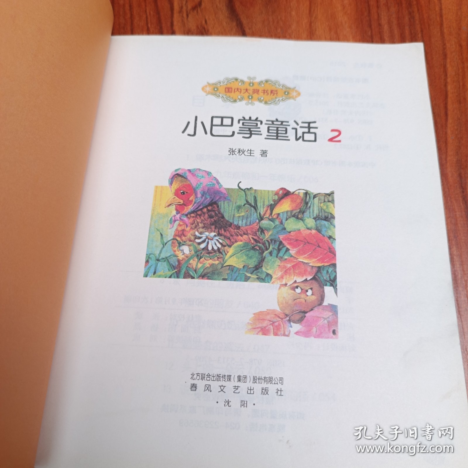 国内大奖书系：小巴掌童话2（注音 全彩 美绘）