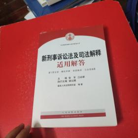 司法解释理解与适用配套丛书：新刑事诉讼法及司法解释适用解答