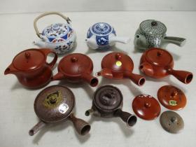 日本急须 常滑焼 茶器 陶圣 华仙 鹤松 祥瑞 四日市万古焼 茶道具