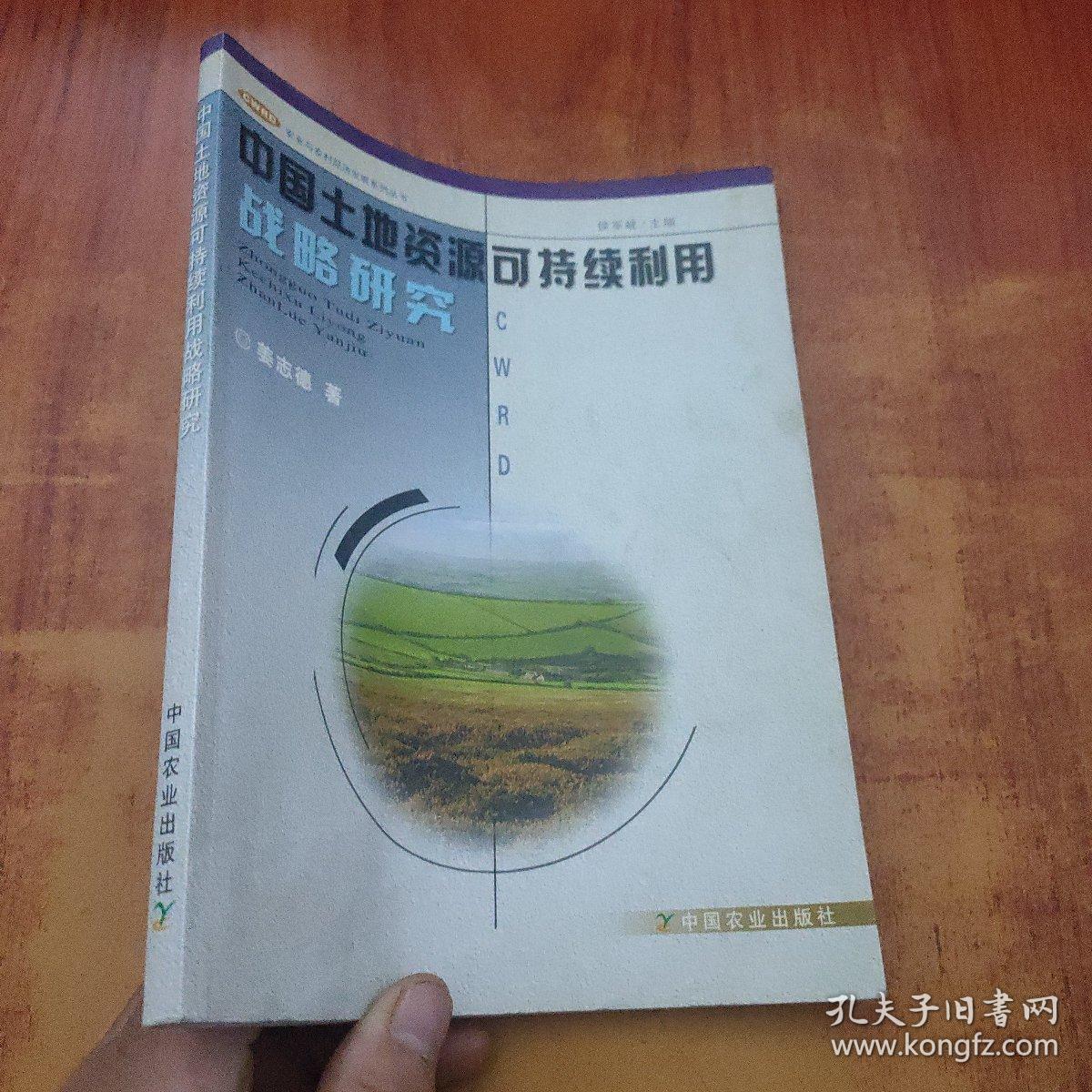 点击查看原图 中国中国土地资源可持续利用战略研究