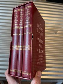 英文版  The Oxford Library of Words and Phrases - 3 Volumes: I: Quotations; II: Proverbs; III:Word Origins