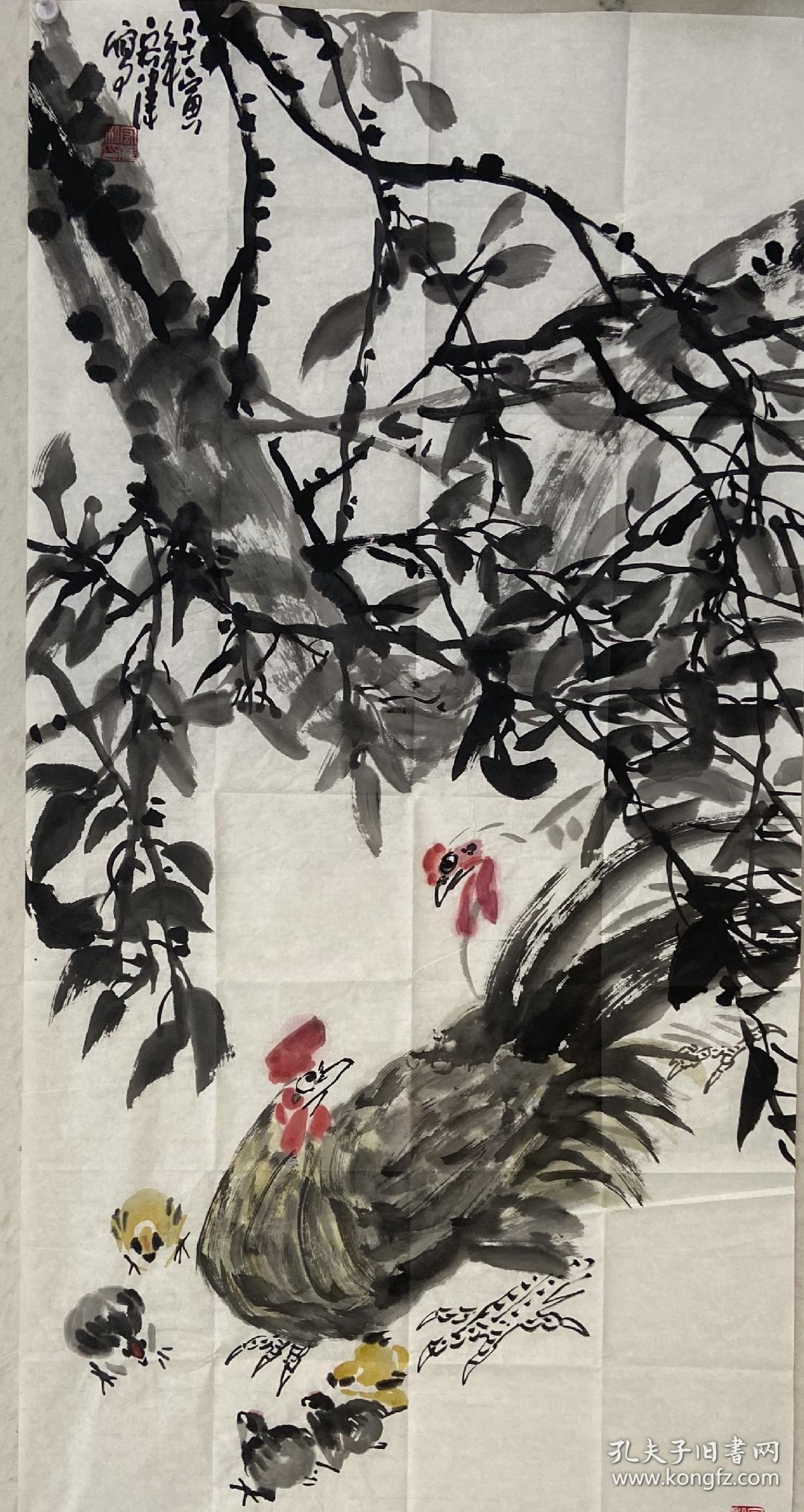 【终身保真字画，得自画家本人】刘宏伟，137X68cm！3
        现任河南省焦作市美术家协会副主席。系中国画院签约画家、中国国画研究院研究员、中国国画家协会理事、河南省美术家协会会员、河南省国画家协会理事、 河南省花鸟画研 究会常务理事、河南省国际文化交流中心理事、焦作市花鸟画研究会副会长兼秘书长、中国美术家协会河南创作中心画家。