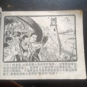连环画 《心向北京》 （杨英镖绘画；上海人民出版社1977年3月1版1印）（包邮）