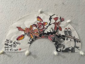 大景花鸟画家 —郑瑰玺老师扇面作品