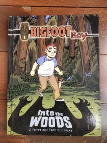 BIGFOOT BOY-INTO THE WOODS 英文原版 少儿彩色连环画  精装16开