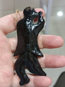 清代 大漆 猴子 造型 女红 针线盒 10*1.5*1.5cm