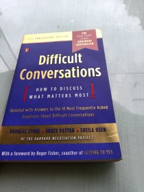 Difficult Conversations：How to Discuss What Matters Most