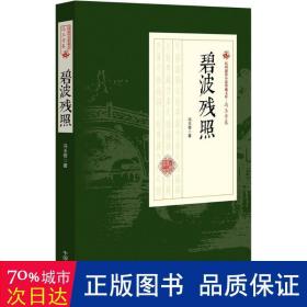 碧波残照/民国通俗小说典藏文库·冯玉奇卷