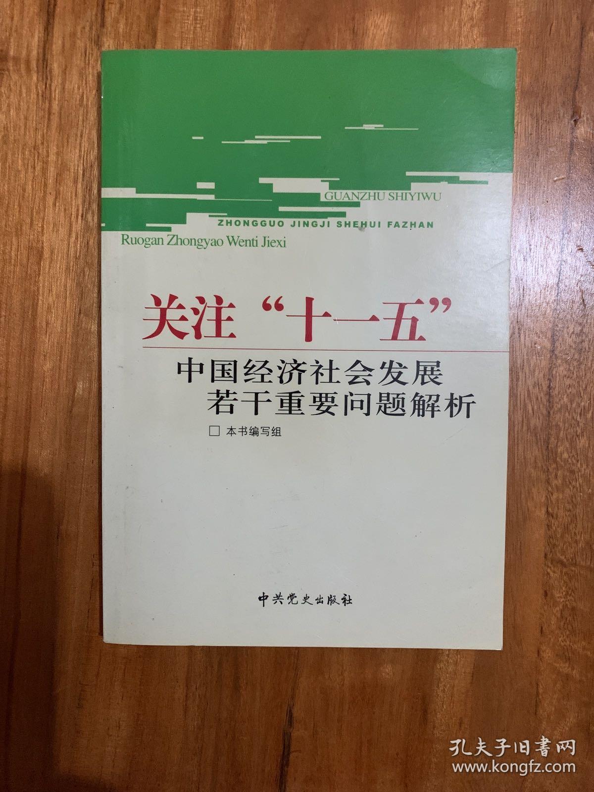 关注“十一五”：中国经济社会发展若干重要问题解析