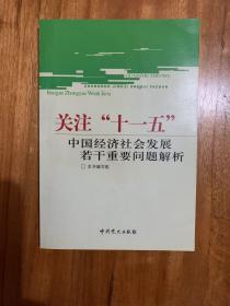 关注“十一五”：中国经济社会发展若干重要问题解析