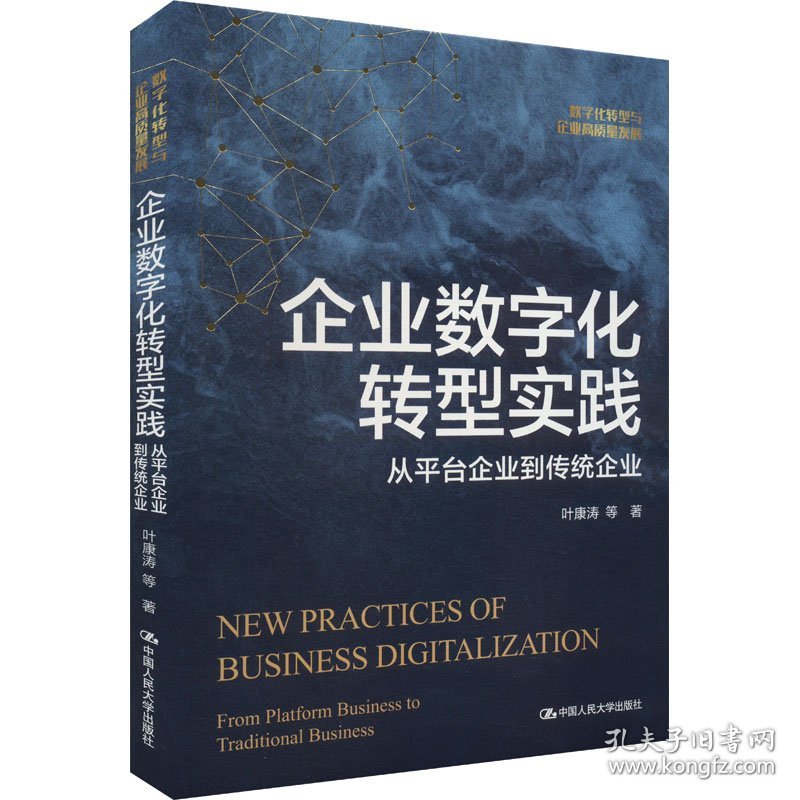 企业数字化转型实践 从平台企业到传统企业 9787300327013