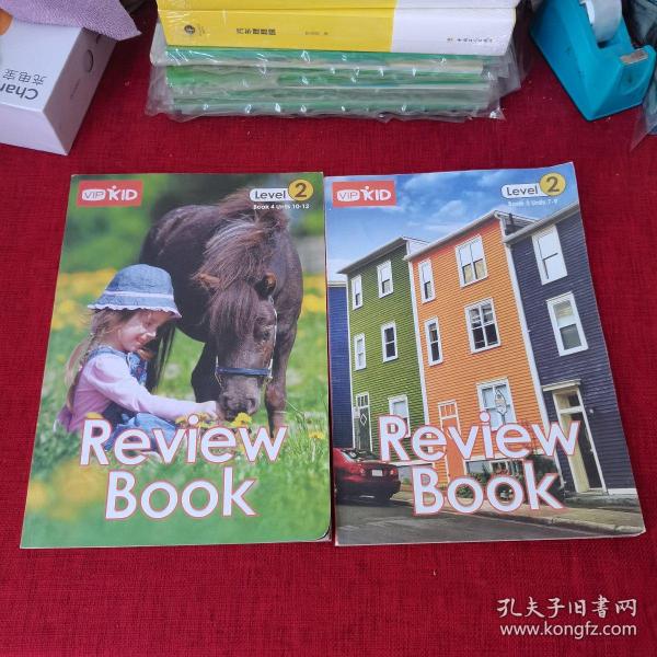 vipkid review (Level 2）book3.4册 2本合售