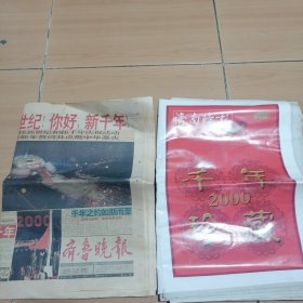 齐鲁晚报+济南时报2000年