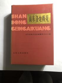 山东各地概况    精装加护封  大16开厚本1547页