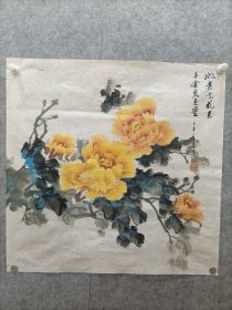 161，马常凤，四尺斗方作品，尺寸69*69