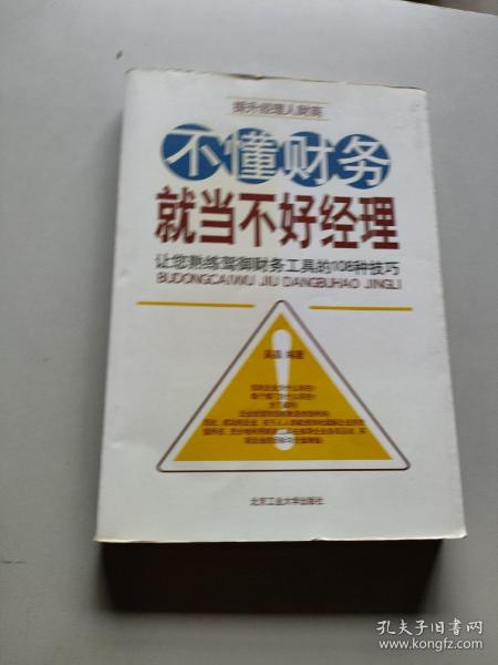 不懂财务就当不好经理：让您熟练驾御财务工具的108种技巧