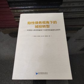 隐性债务视角下的城投转型--中国地方政府投融资平台转型发展研究2019