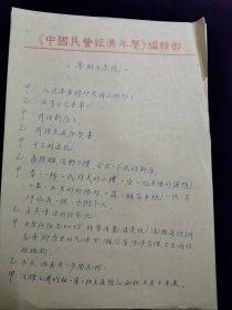常宝华 手稿 告别大杂院 1995年