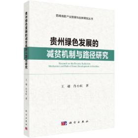 贵州绿色发展的减贫机制与路径研究