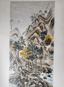 何香凝作品画片（山水）