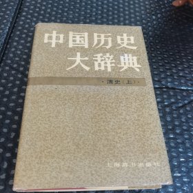 中国历史大辞典.清史卷.上