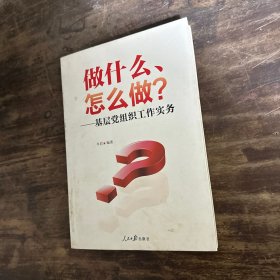 做什么怎么做 基层党组织工作实务