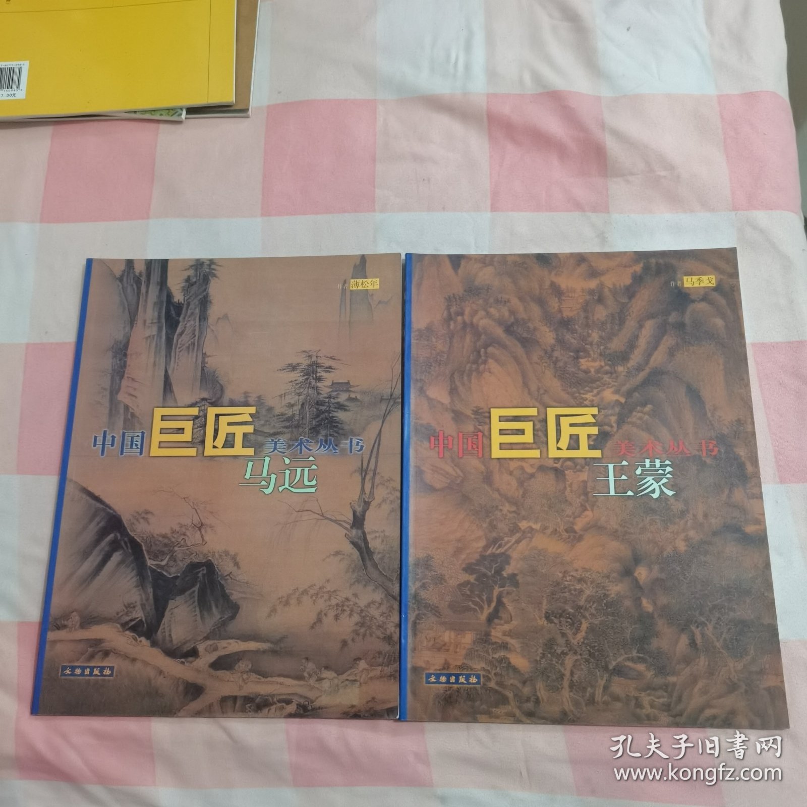 中国巨匠美术丛书：马远+王蒙（2本合售）