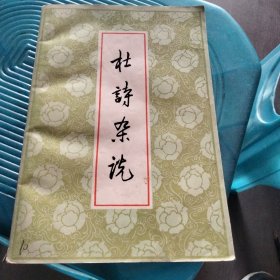 杜诗杂说