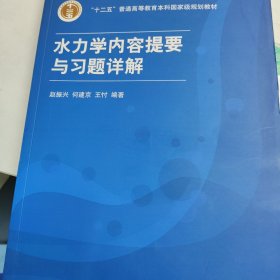 高等院校力学教材：水力学内容提要与习题详解