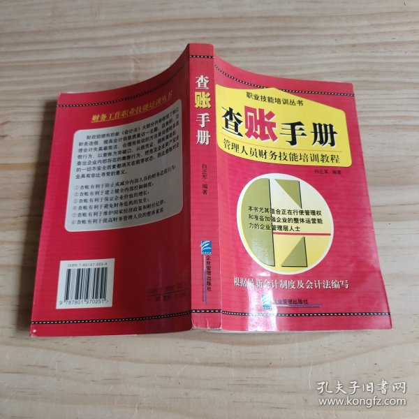 查账手册：管理人员财务技能培训教程