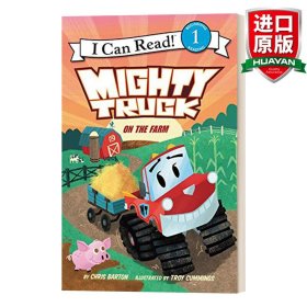 英文原版 Mighty Truck on the Farm 威猛卡车在农场 I Can Read 1分级阅读 英文版 进口英语原版书籍