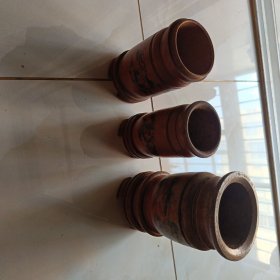 竹子老笔筒3个合售