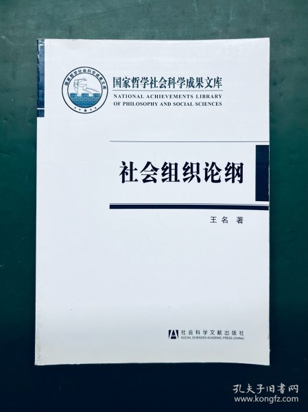 国家哲学社会科学成果文库：社会组织论纲