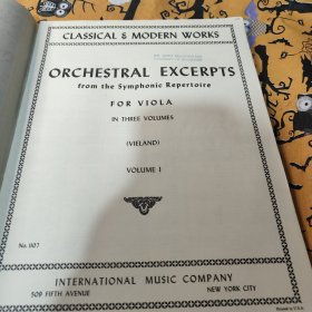ORCHESTRAL EXCERPTS 管弦乐节选〔共三卷〕