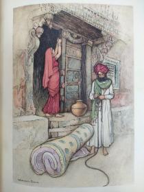 补图勿拍。
FOLK-TALES OF BENGAL  《孟加拉民间故事》 Illustrated by Warwick Goble 戈布尔经典插画美轮美奂 全幅彩画32幅全MACMILLAN1912年Goble插画本初版