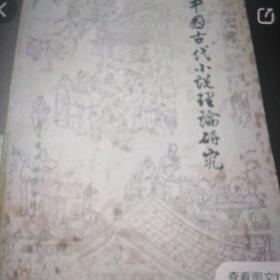 中国古代小说理论研究